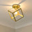 Golden Lighting Cassio 1 Light Flush Mount