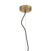 Golden Lighting Drop 19in 3-Light Pendant | Modern Brushed Champagne Brass and Clear Glass | Kitchen Island & Dining Room | Model 2088-20P BCB-CLR
