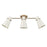 Golden Lighting Reeva Semi Flush Mount, Brass