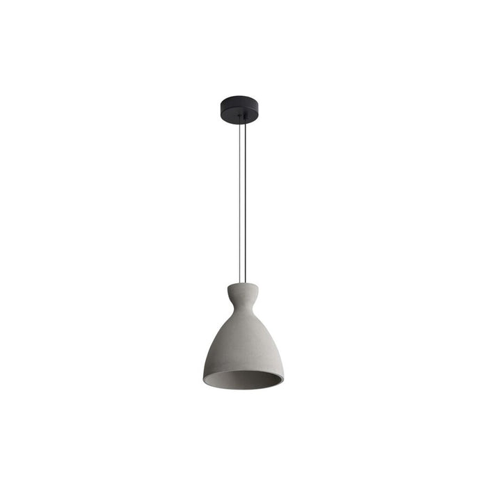 Golden Lighting Aethera 10" LED Pendant, Grey Cement/Grey Cement