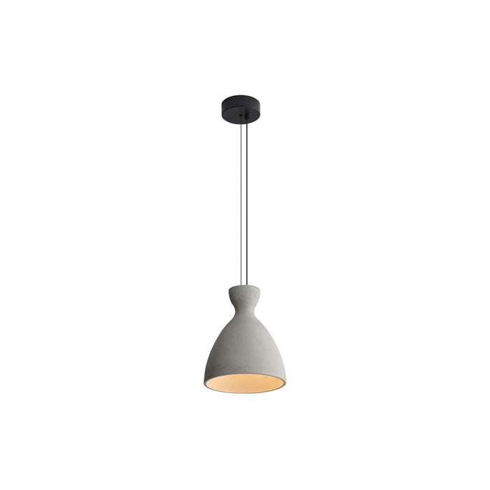 Golden Lighting Aethera 10" LED Pendant, Grey Cement/Grey Cement