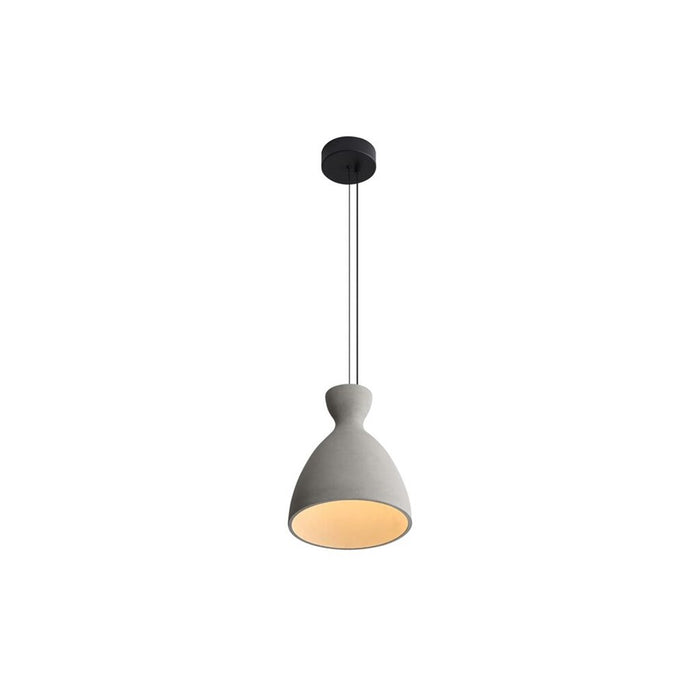Golden Lighting Aethera 10" LED Pendant, Grey Cement/Grey Cement