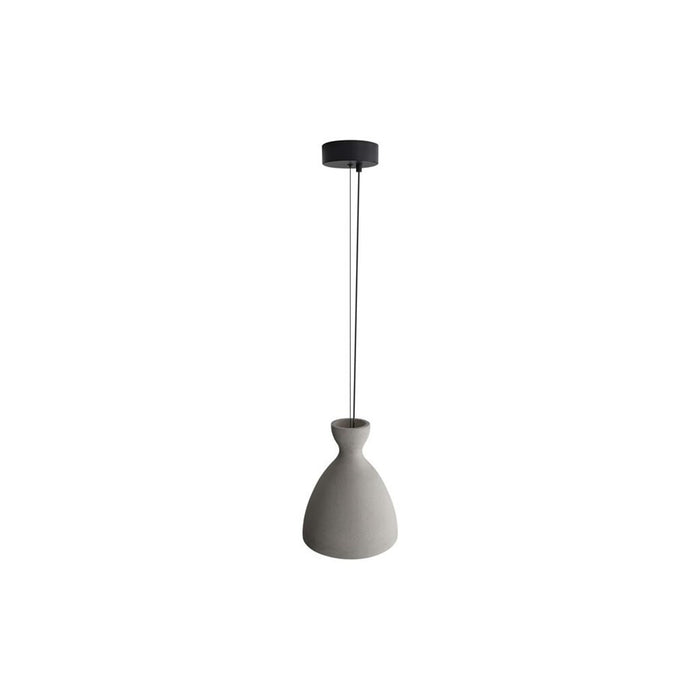 Golden Lighting Aethera 10" LED Pendant, Grey Cement/Grey Cement