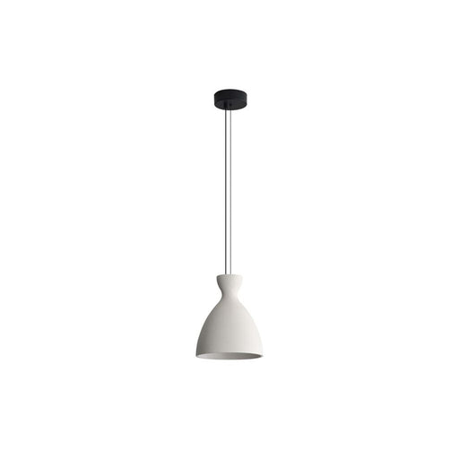 Golden Aethera 10" LED Pendant, White Sandstone Cement - 2173-10WCT