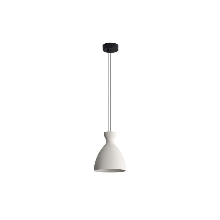 Golden Aethera 10" LED Pendant, White Sandstone Cement - 2173-10WCT