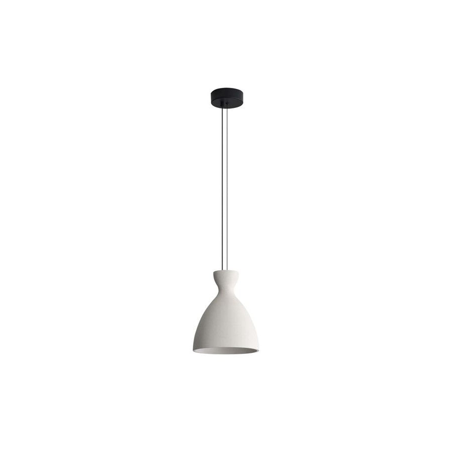 Golden Aethera 10" LED Pendant, White Sandstone Cement - 2173-10WCT