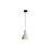Golden Aethera 10" LED Pendant, White Sandstone Cement