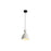 Golden Aethera 10" LED Pendant, White Sandstone Cement