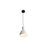Golden Aethera 10" LED Pendant, White Sandstone Cement