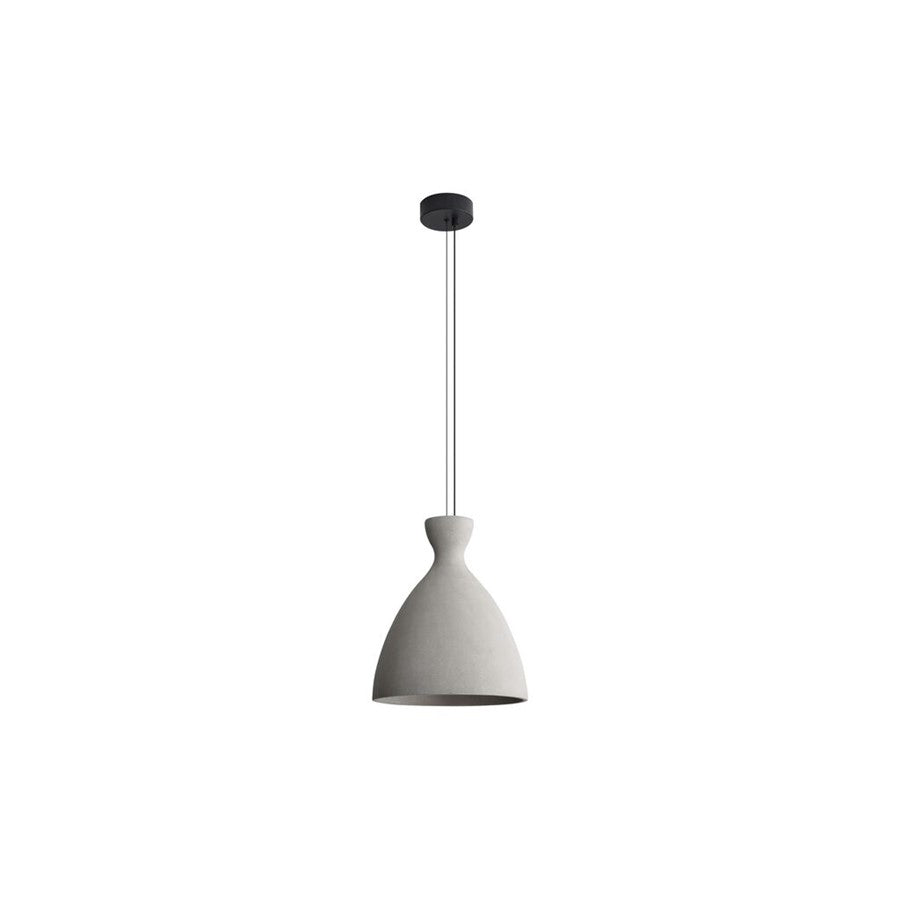 Golden Lighting Aethera 14" LED Pendant, Grey Cement/Grey Cement - 2173-14GCT