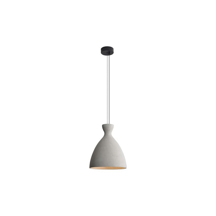 Golden Lighting Aethera 14" LED Pendant, Grey Cement/Grey Cement