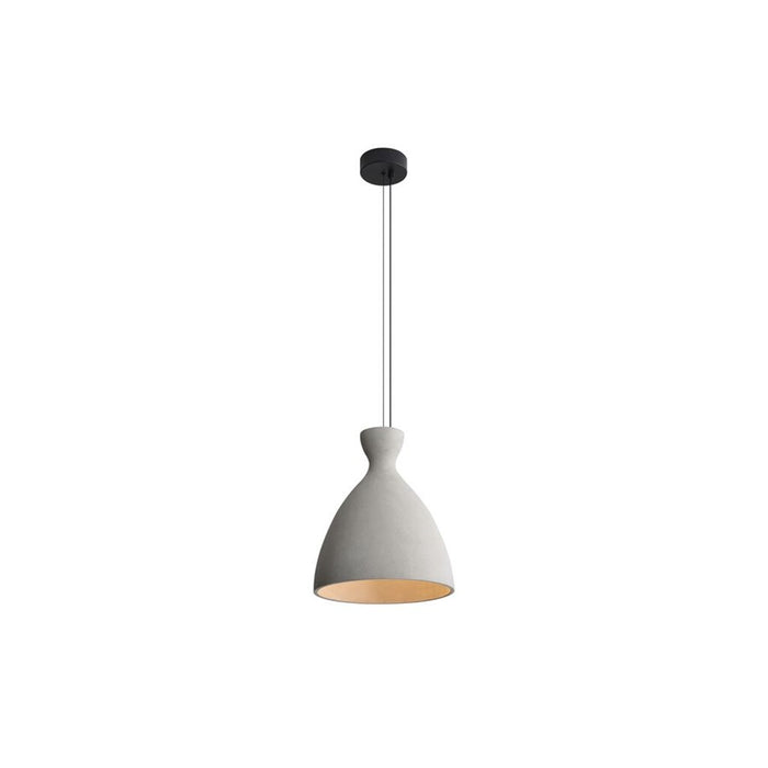Golden Lighting Aethera 14" LED Pendant, Grey Cement/Grey Cement
