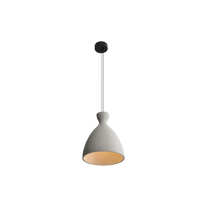 Golden Lighting Aethera 14" LED Pendant, Grey Cement/Grey Cement