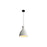 Golden Aethera 14" LED Pendant, White Sandstone Cement
