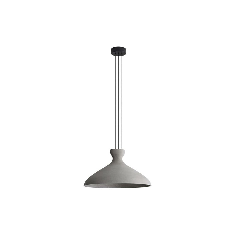Golden Lighting Aethera 22" LED Pendant, Grey Cement/Grey Cement - 2173-22GCT