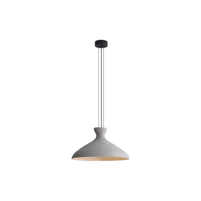 Golden Lighting Aethera 22" LED Pendant, Grey Cement/Grey Cement