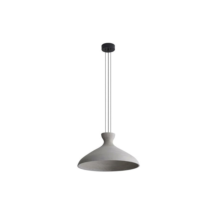 Golden Lighting Aethera 22" LED Pendant, Grey Cement/Grey Cement