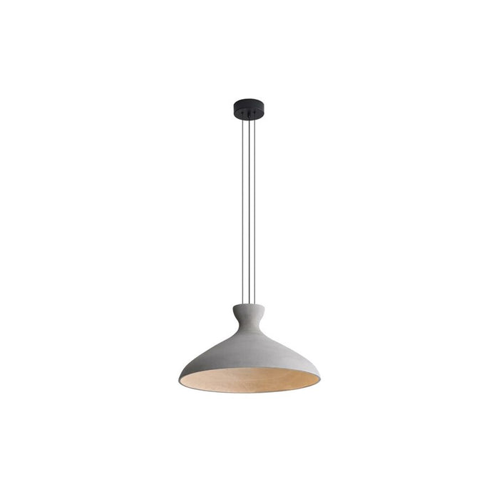Golden Lighting Aethera 22" LED Pendant, Grey Cement/Grey Cement