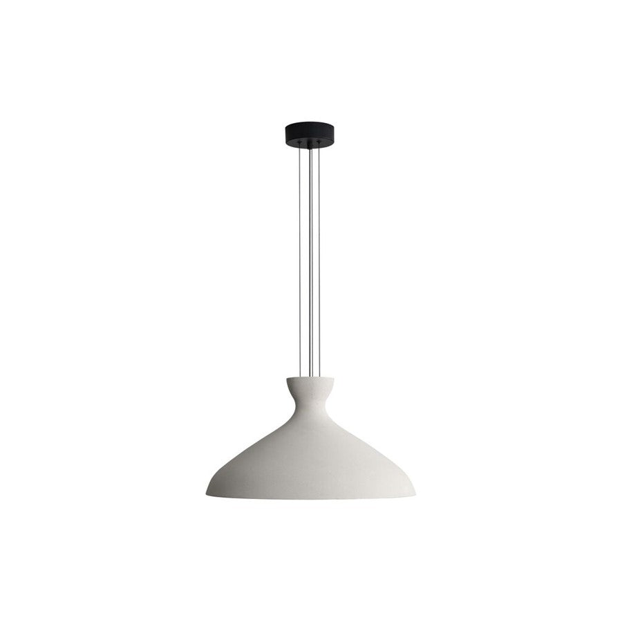 Golden Aethera 22" LED Pendant, White Sandstone Cement - 2173-22WCT