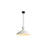 Golden Aethera 22" LED Pendant, White Sandstone Cement