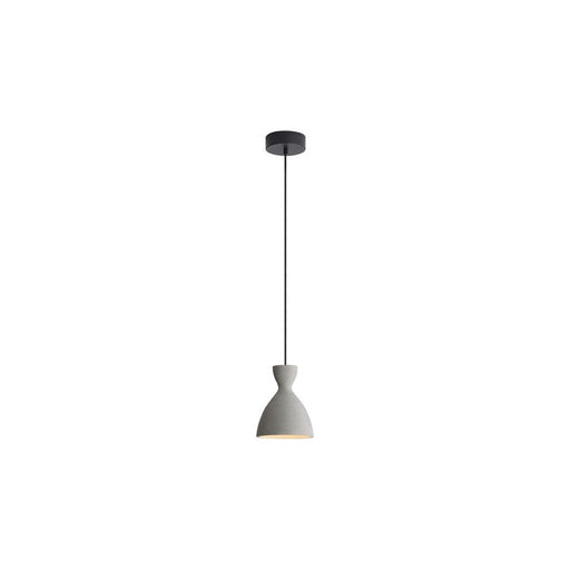 Golden Lighting Aethera 7" LED Pendant, Grey Cement/Grey Cement