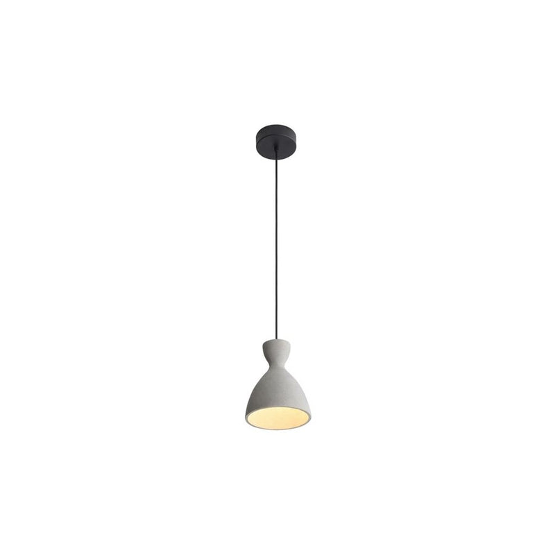 Golden Lighting Aethera 7" LED Pendant, Grey Cement/Grey Cement