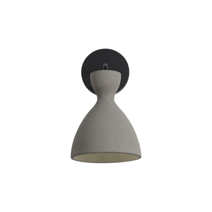 Golden Aethera LED Wall Sconce, Outdoor, Grey Cement/Grey Cement