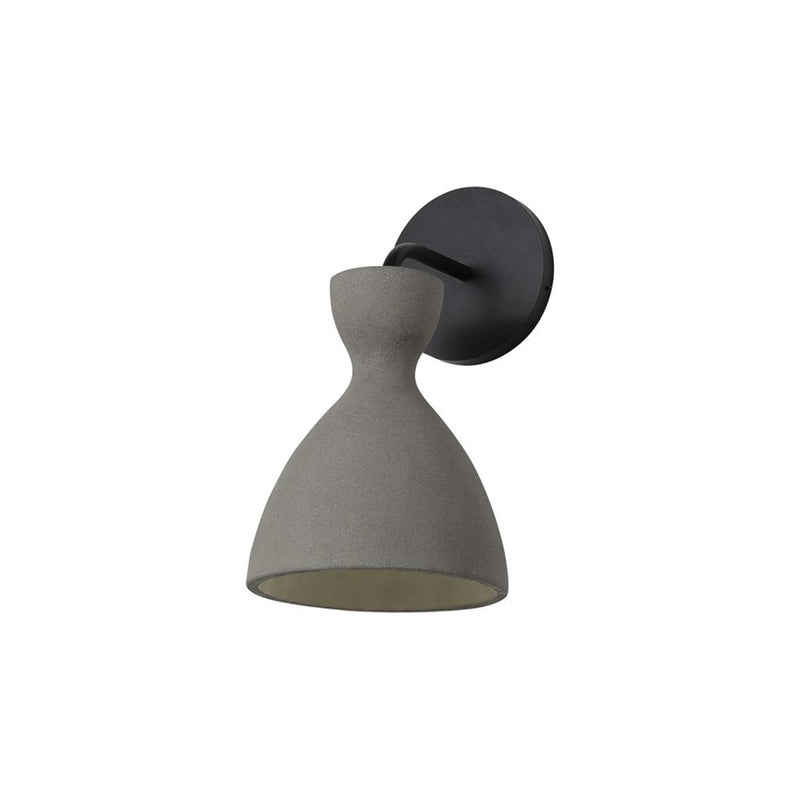 Golden Aethera LED Wall Sconce, Outdoor, Grey Cement/Grey Cement