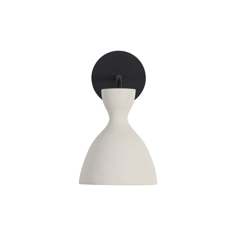 Golden Aethera LED Wall Sconce, Outdoor, White Sandstone Cement - 2173-OWLWCT