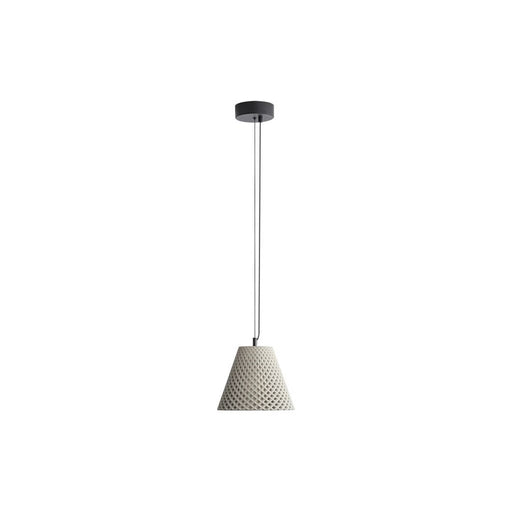 Golden Lighting Clarus 10" LED Pendant, Grey Cement/Grey Cement - 2419-10GCT