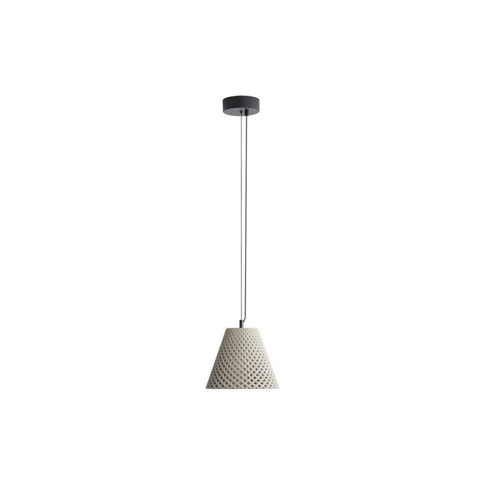 Golden Lighting Clarus 10" LED Pendant, Grey Cement/Grey Cement - 2419-10GCT