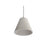 Golden Clarus 10" LED Pendant, White Sandstone Cement