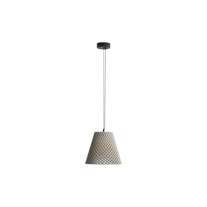 Golden Lighting Clarus 14" LED Pendant, Grey Cement/Grey Cement - 2419-14GCT