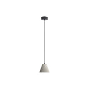 Golden Lighting Clarus 8" LED Pendant, Grey Cement/Grey Cement - 2419-8GCT