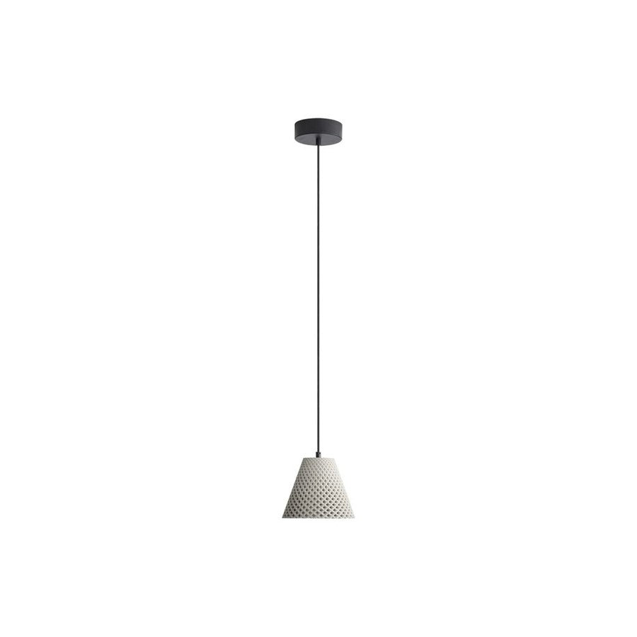 Golden Lighting Clarus 8" LED Pendant, Grey Cement/Grey Cement - 2419-8GCT