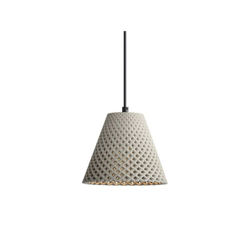 Golden Lighting Clarus 8" LED Pendant, Grey Cement/Grey Cement