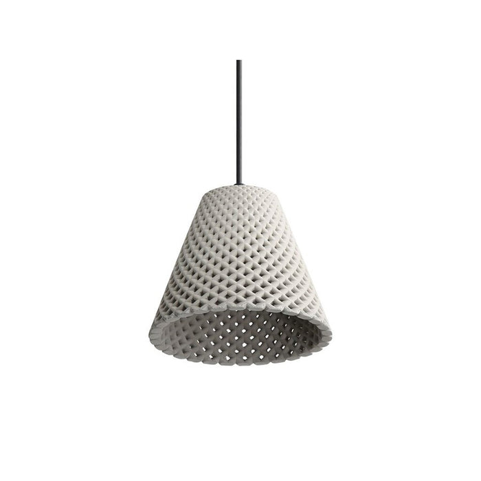 Golden Lighting Clarus 8" LED Pendant, Grey Cement/Grey Cement
