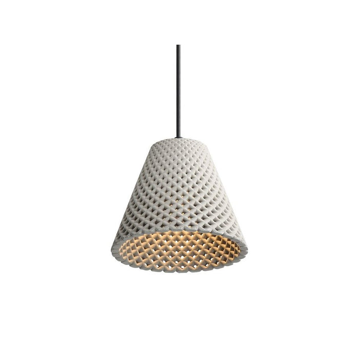 Golden Lighting Clarus 8" LED Pendant, Grey Cement/Grey Cement