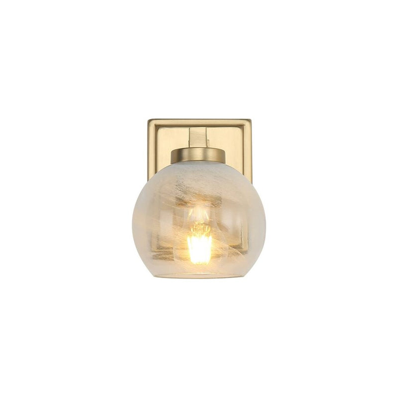 Golden Elliott 1 Light Bath Vanity, Champagne Bronze/Alabaster