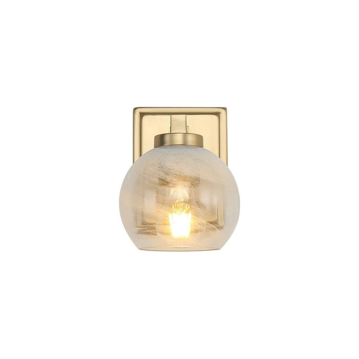 Golden Elliott 1 Light Bath Vanity, Champagne Bronze/Alabaster