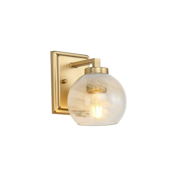 Golden Elliott 1 Light Bath Vanity, Champagne Bronze/Alabaster