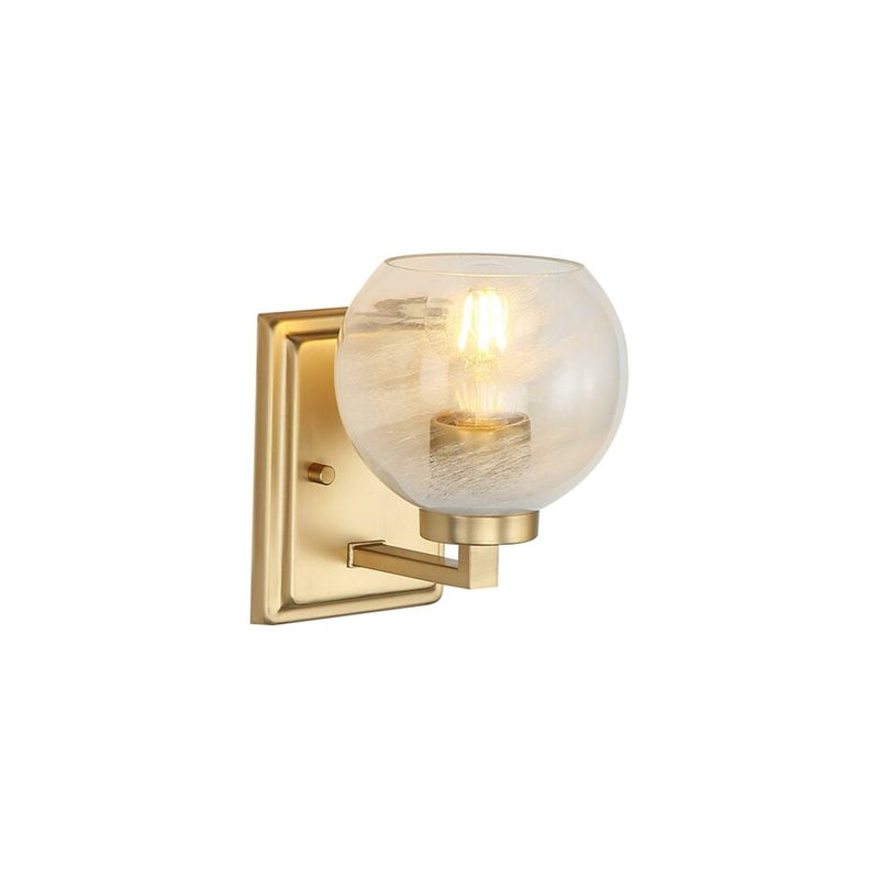 Golden Elliott 1 Light Bath Vanity, Champagne Bronze/Alabaster