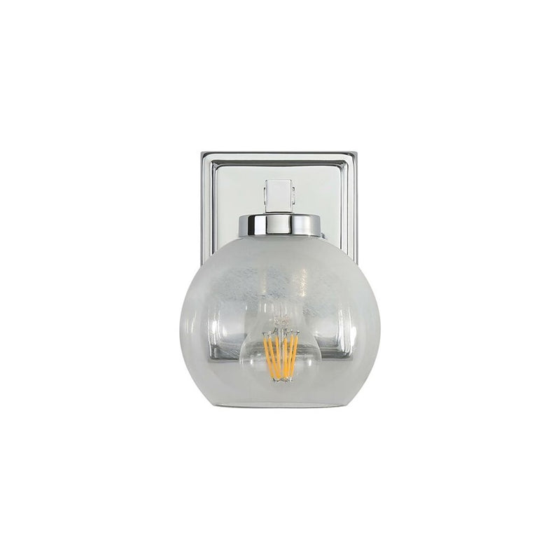 Golden Lighting Elliott 1 Light Bath Vanity, Chrome/Alabaster - 3094-BA1CH-ALA