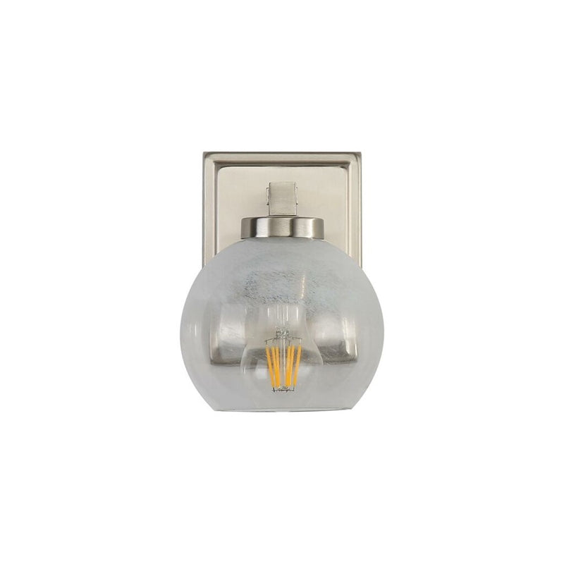 Golden Lighting Elliott 1 Light Bath Vanity, Pewter/Alabaster - 3094-BA1PW-ALA