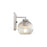 Golden Elliott 1 Light Bath Vanity, Pewter/Ribbed Clear
