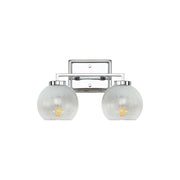 Golden Lighting Elliott 2 Light Bath Vanity, Chrome/Alabaster - 3094-BA2CH-ALA