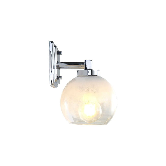 Golden Lighting Elliott 2 Light Bath Vanity, Chrome/Alabaster
