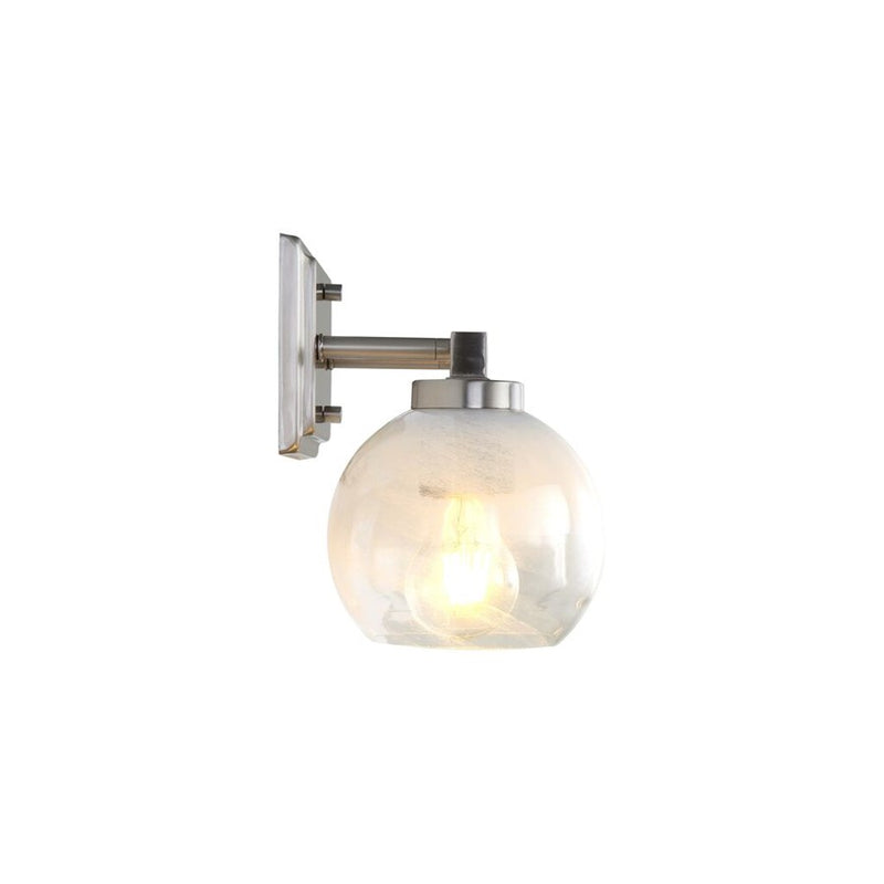 Golden Lighting Elliott 2 Light Bath Vanity, Pewter/Alabaster