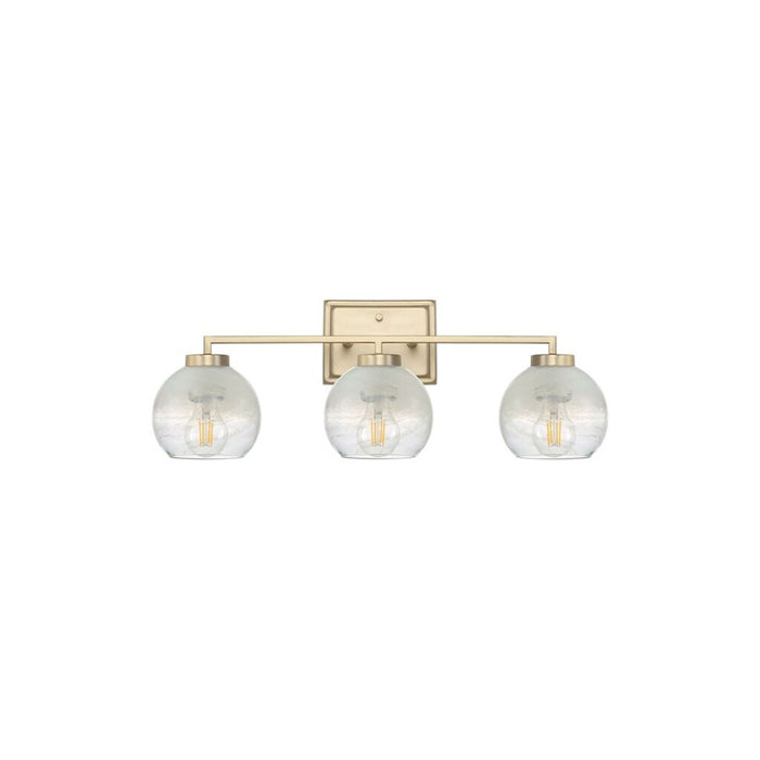 Golden Elliott 3 Light Bath Vanity, Champagne Bronze/Alabaster
