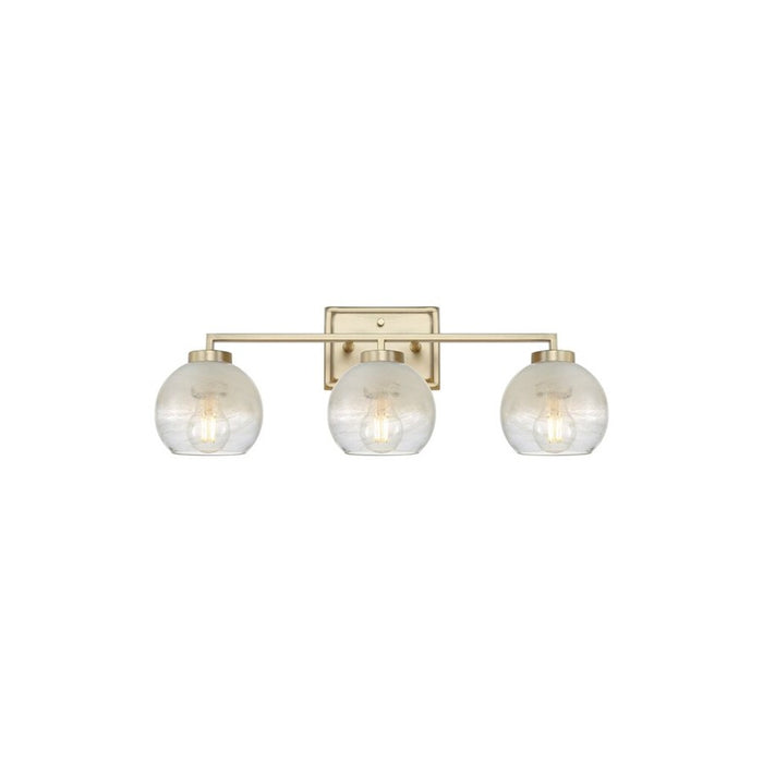 Golden Elliott 3 Light Bath Vanity, Champagne Bronze/Alabaster